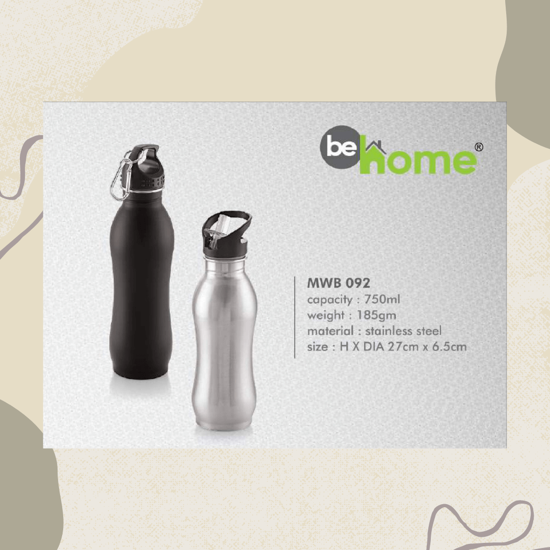 BeHome Steel Water Bottle MWB092