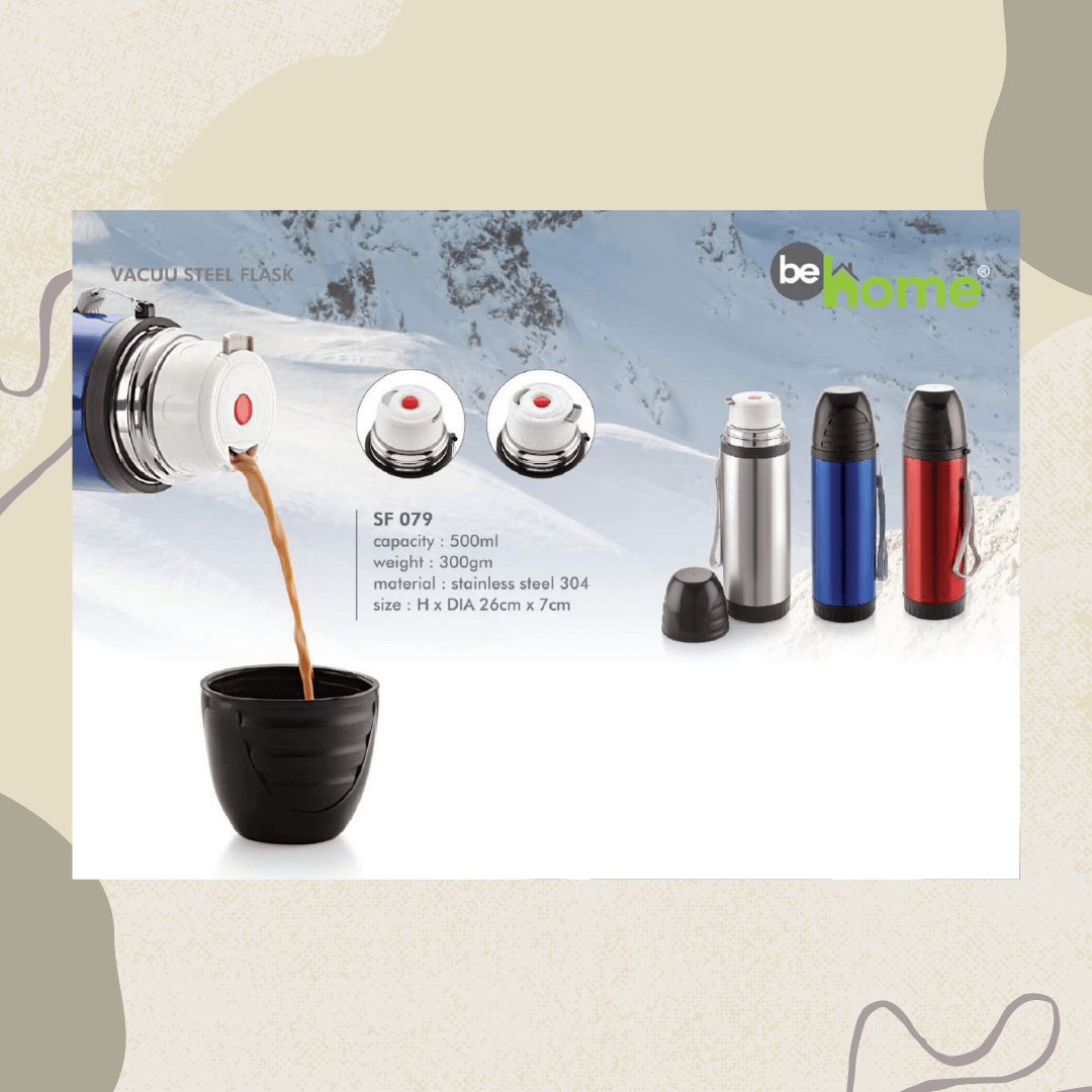 BeHome Vacuum Steel Flask SF079