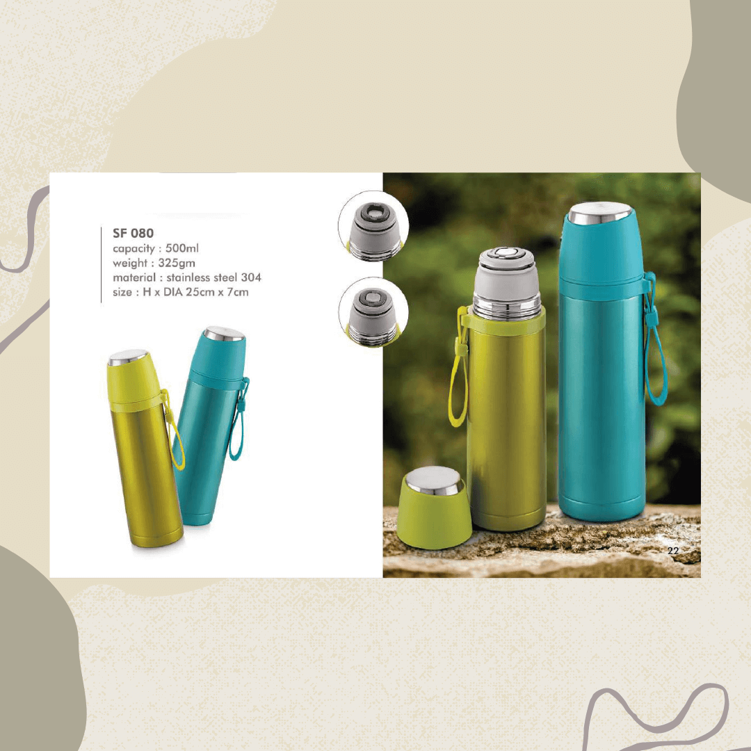 BeHome Vacuum Steel Flask SF080