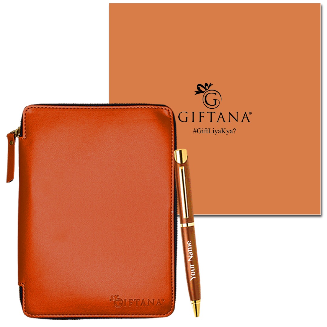 Giftana Zipper Organizer Diary and Pen Set