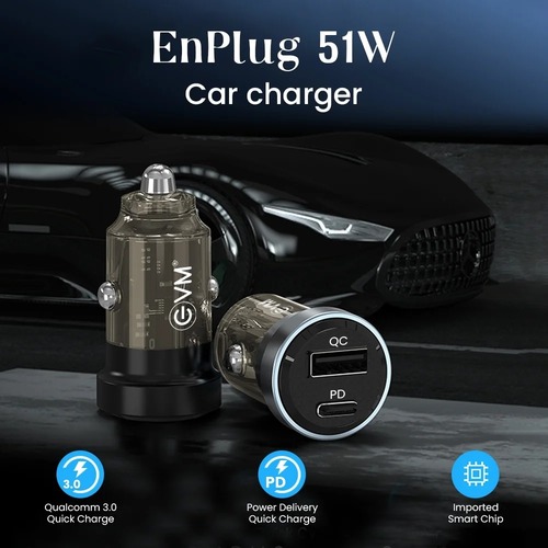 EVM EnPlug 51W Car Charger EK1246