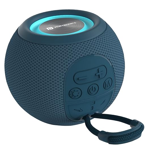 Portronics Resound 5W Bluetooth 5.3 Wireless Speaker with FM Radio