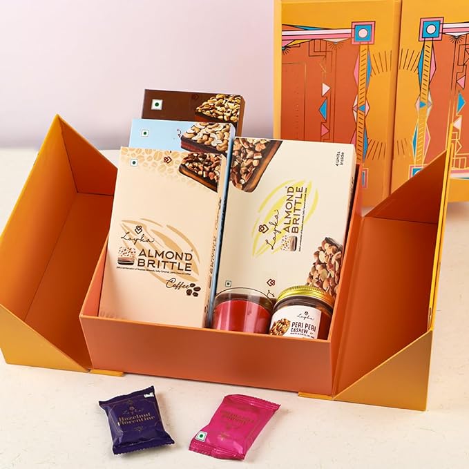 Loyka Open Simsim Box Gift Box Assorted Premium Chocolate & Nuts Hamper for Loved ones.