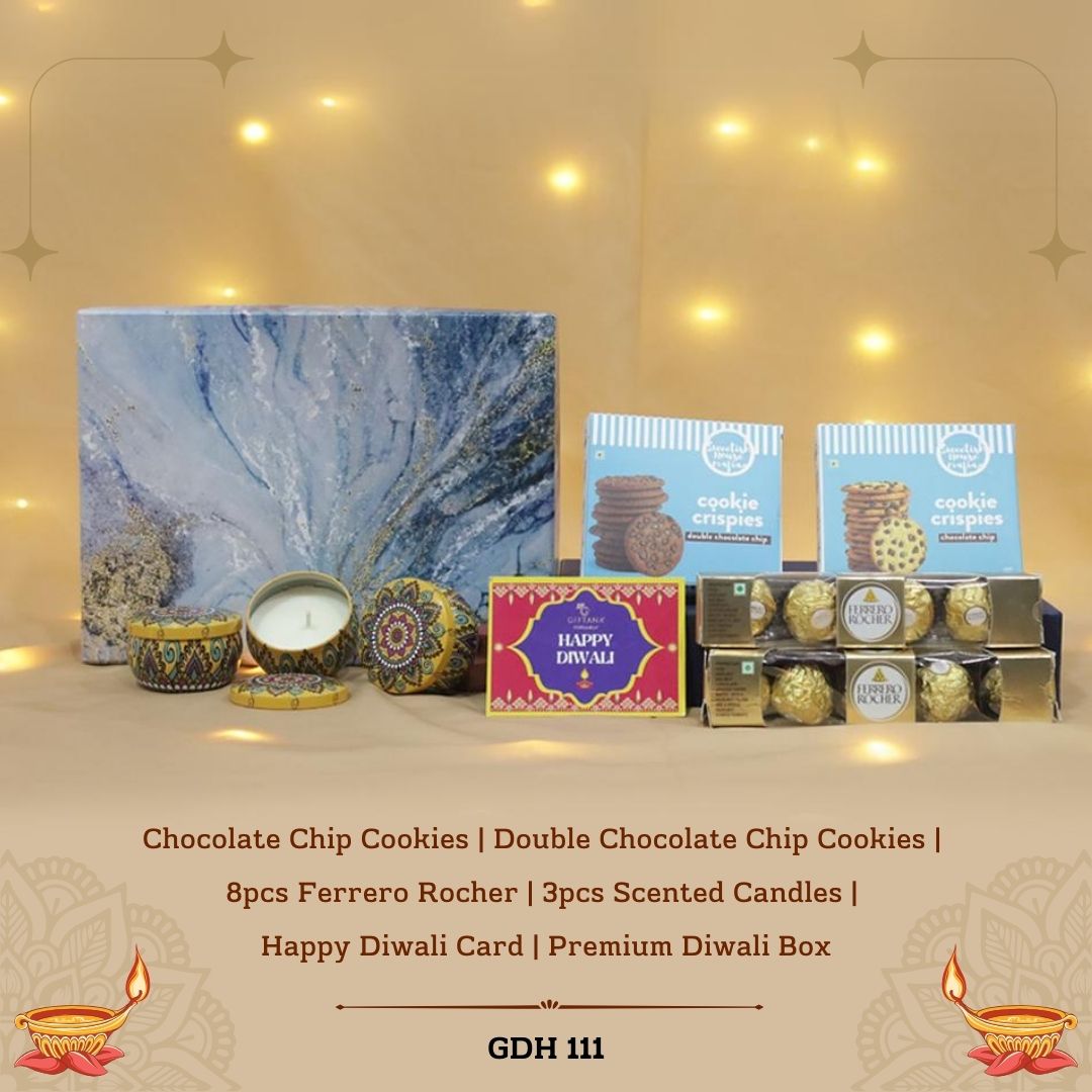 Premium Chocolate and Candles Diwali Gift Box - GDH 111