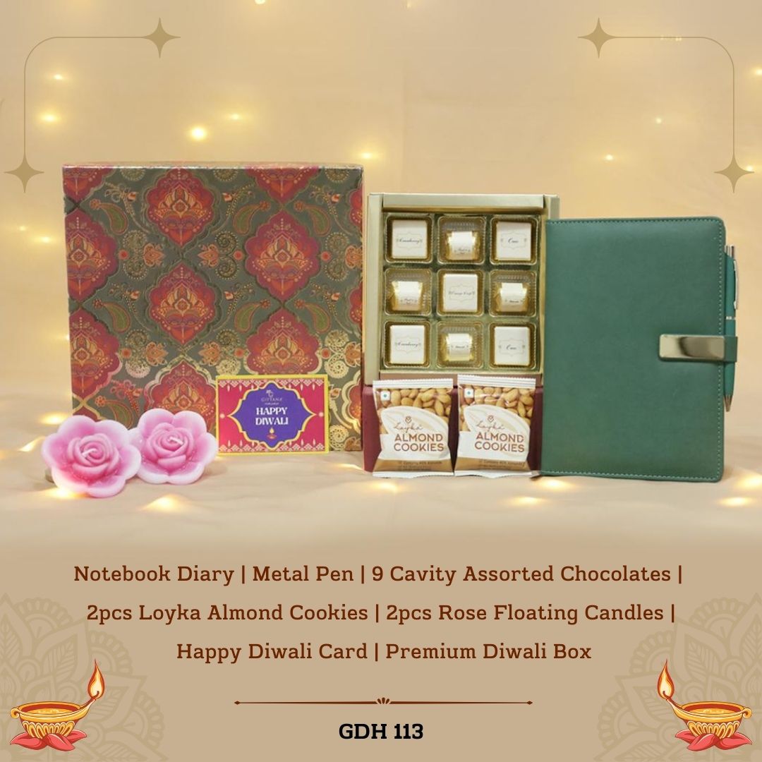 Diwali Utility and Rose Aroma Gift Set - GDH 113