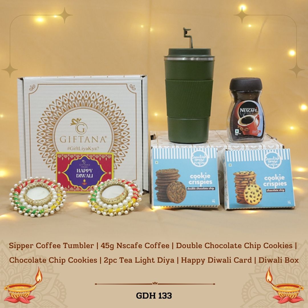 Diwali Coffee and Cookies Set - GDH 133